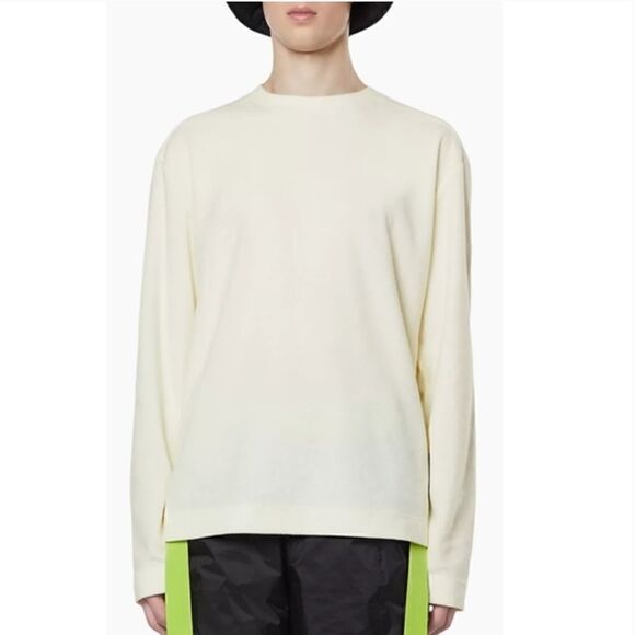 NWTs RAINS Fleece Sweatshirt in Fossil Size Medium - Picture 2 of 11